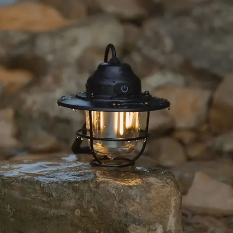 Lampe rétro rechargeable LED – 300 lumens longue autonomie – Image 2