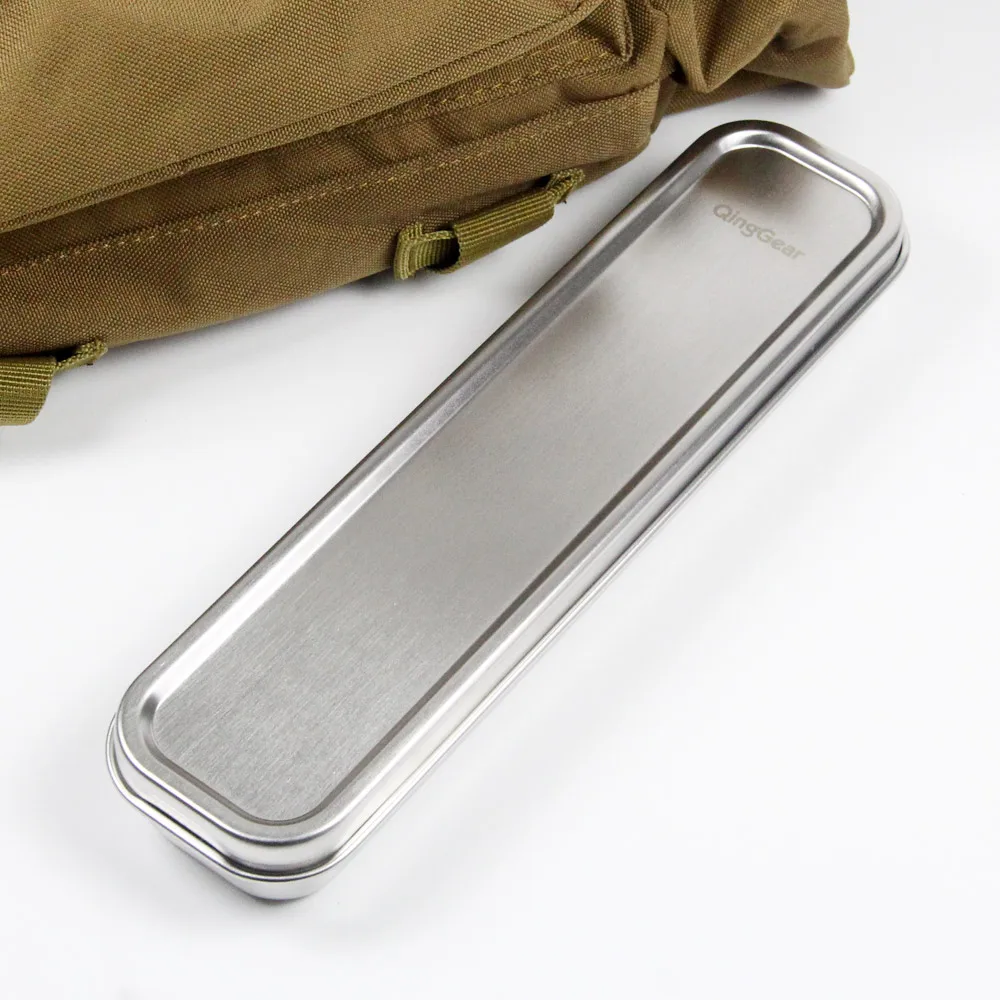 Boîte à couverts inox 304 – étui rigide lavable pour voyage – Image 2