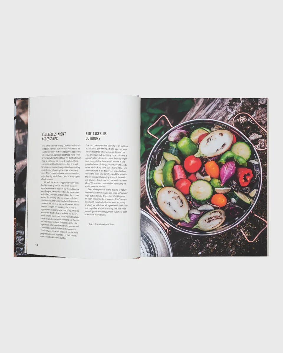 Cuisiner des légumes verts en feu – Image 2