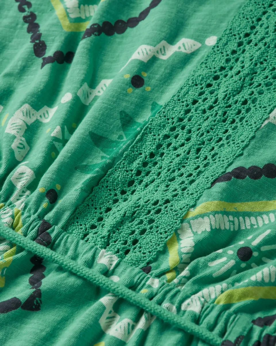 Robe en Coton Recyclé Rivergate - Éclat Vert Épicéa – Image 7