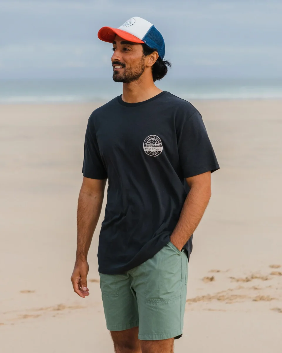 T-shirt en coton bio Odyssey - noir – Image 4