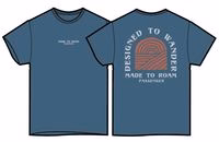 T-shirt en coton recyclé Sundown - Bleu Acier – Image 9
