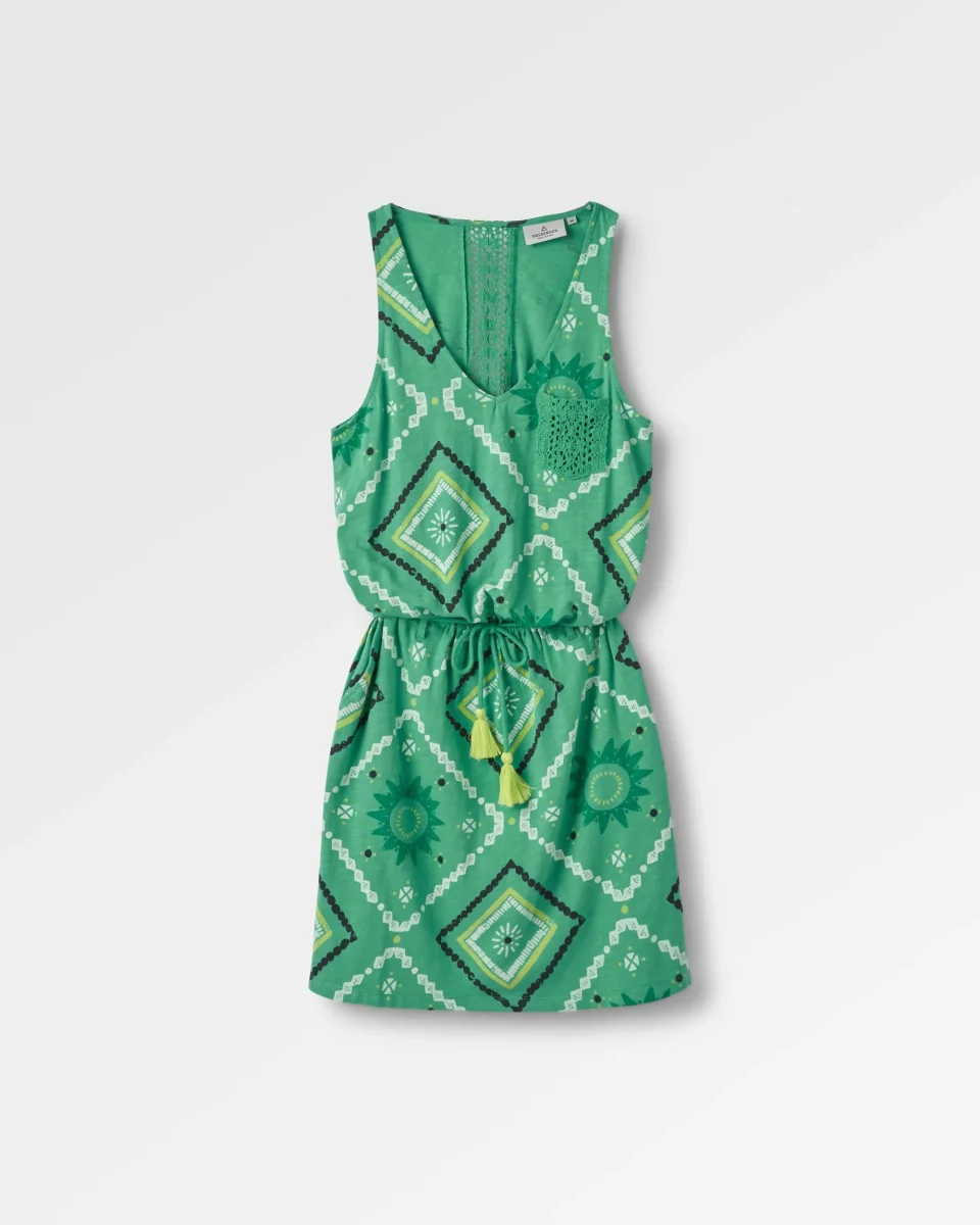 Robe en Coton Recyclé Rivergate - Éclat Vert Épicéa – Image 2